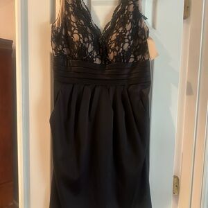 Gulia Black Lace Dress